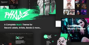 Phase - A Complete Music WordPress Theme for Record Labels and Artists - Nulled Download - EmpireGPL