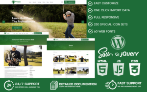 Phoenix - Golf Club WordPress Theme - Nulled Download - EmpireGPL