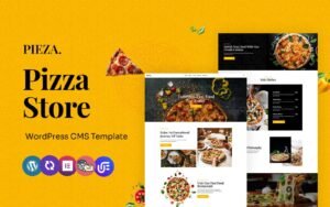 Pieza - Pizza And Fast Food WordPress CMS Elementor Template WordPress Theme - Nulled Download - EmpireGPL