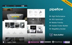 Pipeflow - Bathroom and Sanitary WordPress WooCommerce Theme - Nulled Download - EmpireGPL