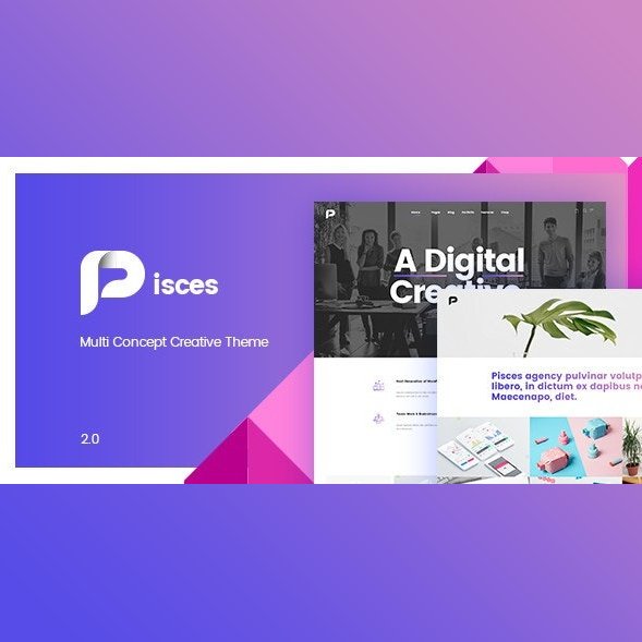 Pisces - Multi Concept Creative Theme - Nulled Download - EmpireGPL