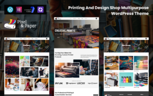 PixelPaper - Printing And Design Shop Multipurpose Responsive WordPress Theme - Nulled Download - EmpireGPL