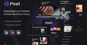 Pixet - Creative Portfolio WordPress Theme - Nulled Download - EmpireGPL