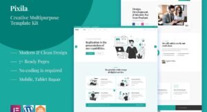 Pixila - Creative Multipurpose Elementor Template Kit - Nulled Download - EmpireGPL
