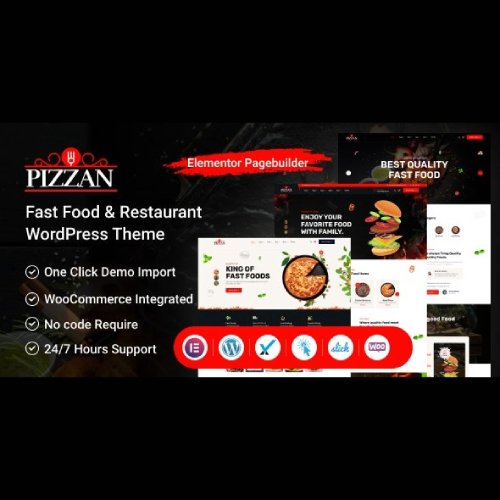 Pizzan – Fast Food and Restaurant WordPress Theme – Nulled Download – EmpireGPL