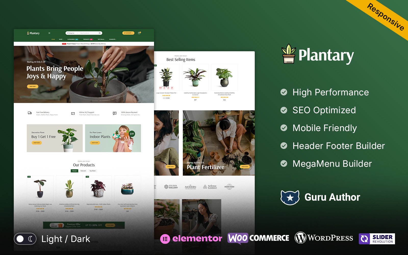 Plantary - Plants and Nursery and Farming Responsive WooCommerec Multipurpose Theme WooCommerce Theme - Nulled Download - EmpireGPL