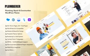 Plumberer - Plumbing, Repair & Construction WordPress Theme - Nulled Download - EmpireGPL