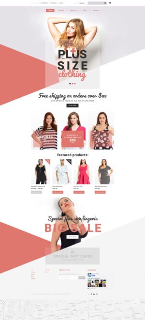 Plus Size Clothing Shopify Theme - Nulled Download - EmpireGPL