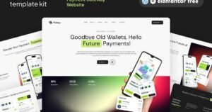 Pobay - Online Payment Gateway Mobile Apps Elementor Template Kit - Nulled Download - EmpireGPL