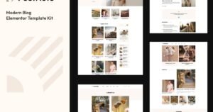 PoetNote - Modern Blog Elementor Pro Template Kit - Nulled Download - EmpireGPL