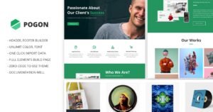 Pogon - Business and Finance Corporate Theme - Nulled Download - EmpireGPL