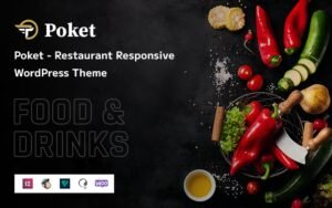 Poket - Restaurant Responsive WordPress Theme - Nulled Download - EmpireGPL