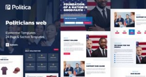 Politica - Politician & Public Servant Elementor Template Kit - Nulled Download - EmpireGPL