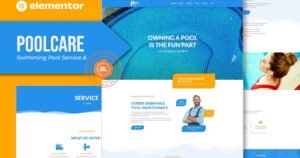 Poolcare - Swimming Pool Service & Maintenance Elementor Template Kit - Nulled Download - EmpireGPL
