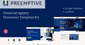 Preemptive - Business & Finance Elementor Template Kit - Nulled Download - EmpireGPL