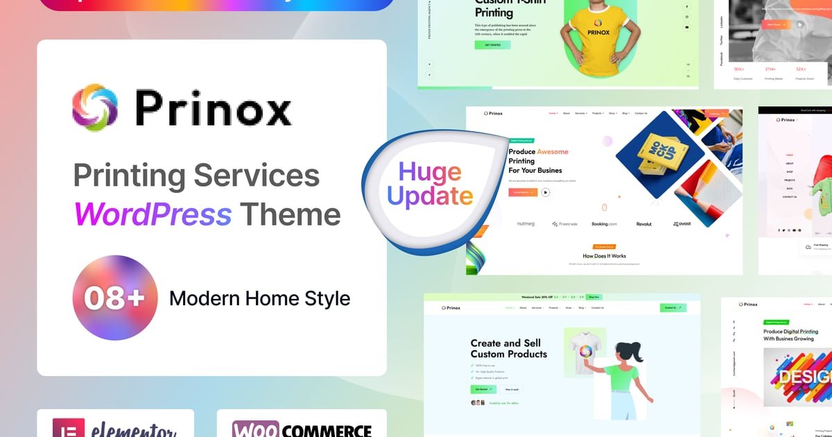 Prinox - Printing Services WordPress Theme - Nulled Download - EmpireGPL