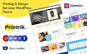 Printrik - Printing & Design Service Elementor WordPress Responsive Theme WordPress Theme - Nulled Download - EmpireGPL
