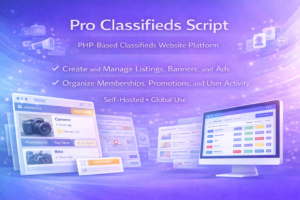 Pro Classifieds Script