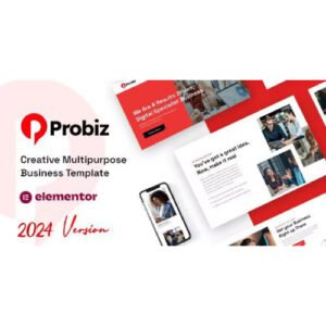 Probiz – An Easy to Use and Multipurpose Business and Corporate WordPress Theme - Nulled Download - EmpireGPL