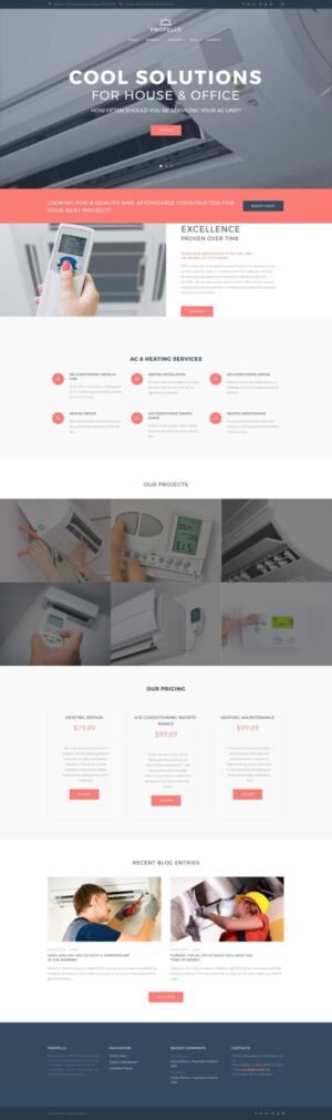 Propello - Air Conditioning Maintenance WordPress Theme - Nulled Download - EmpireGPL