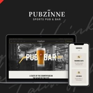 Pubzinne - Sports Bar WordPress Theme - Nulled Download - EmpireGPL