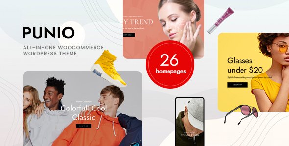 Punio – All-in-one WooCommerce WordPress Theme - Nulled Download - EmpireGPL