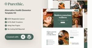 Purethic - Alternative Health Elementor Template Kit - Nulled Download - EmpireGPL