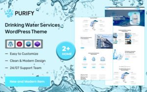 Purify - Drinking Water and Delivery Services WordPress Theme - Nulled Download - EmpireGPL