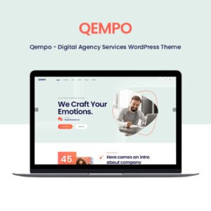 Qempo - Digital Agency Services WordPress Theme - Nulled Download - EmpireGPL