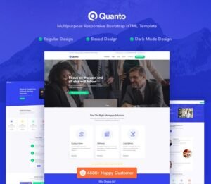 Quanto Business Responsive WordPress Theme - Nulled Download - EmpireGPL