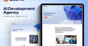 Qubrik - AI Development Agency Elementor Template Kit - Nulled Download - EmpireGPL