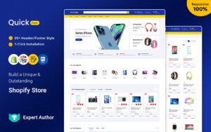 Quickdeal - Electronics, Gadgets and Computers Multipurpose Shopify Responsive Theme Shopify Theme - Nulled Download - EmpireGPL