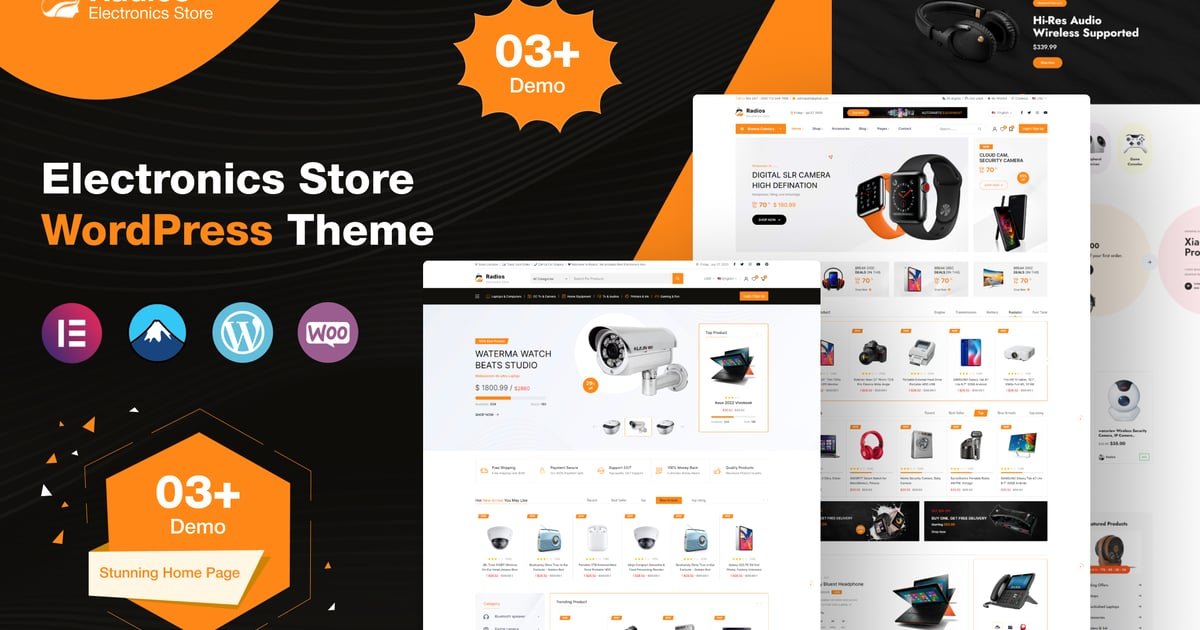 Radios - Electronics Store WooCommerce Theme - Nulled Download - EmpireGPL