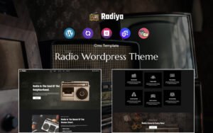 Radiya - Radio Broadcasting And Streaming WordPress theme WordPress Theme - Nulled Download - EmpireGPL