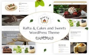 Rafta - Cakes and Sweets WordPress Theme - Nulled Download - EmpireGPL