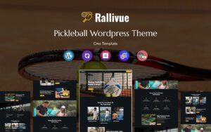 Rallivue - Pickleball Club Multipurpose Responsive WordPress Theme - Nulled Download - EmpireGPL