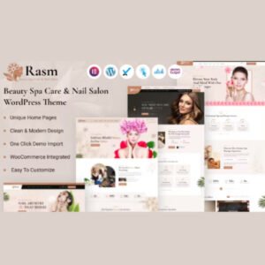 Rasm - Beauty Spa Care & Nail Salon WordPress Theme - Nulled Download - EmpireGPL