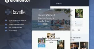 Ravelle - Luxury Hotel & Resort Elementor Template Kit - Nulled Download - EmpireGPL