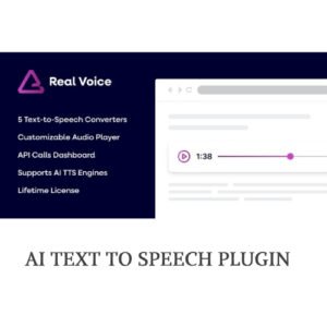 Real Voice - AI Text to Speech Plugin for WordPress - Nulled Download - EmpireGPL