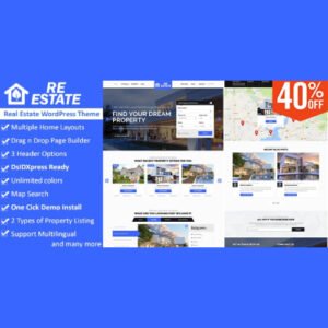 ReEstate - Real Estate with MLS IDX Listing Realtor Theme - Nulled Download - EmpireGPL