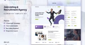 Rekrutalen - Job Listing & Recruitment Agency Elementor Pro Template Kit - Nulled Download - EmpireGPL