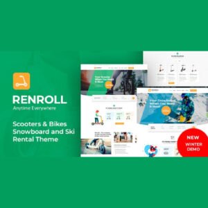 Renroll - Scooter & Bike Rentals WordPress Theme - Nulled Download - EmpireGPL