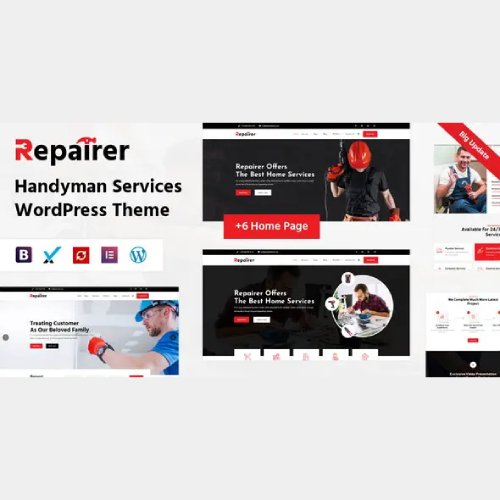 Repairer - Handyman Services WordPress Theme - Nulled Download - EmpireGPL