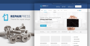 RepairPress — WordPress Theme for Electronics, Mobile and Tech Repair Businesses - Nulled Download - EmpireGPL