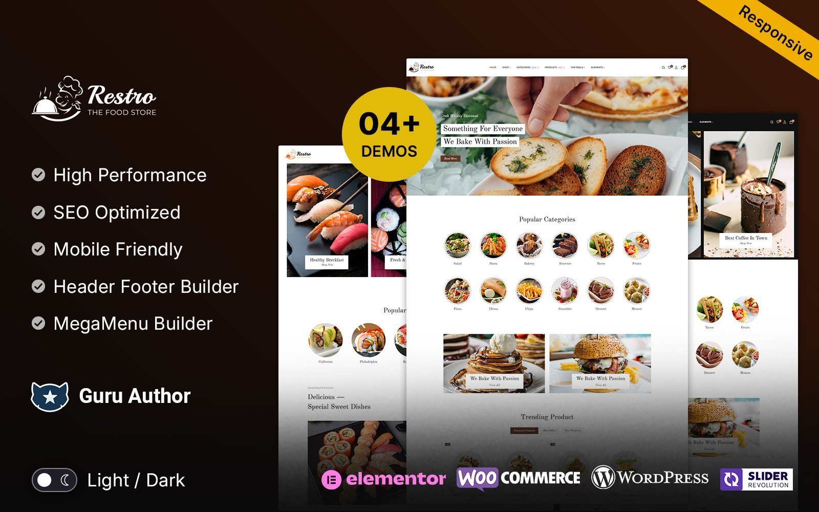 Restro – Sushi, Japanese, Chinese Restaurants Store WooCommerce Elementor Theme WooCommerce Theme – Nulled Download – EmpireGPL