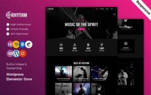 Rhythm - Music and Band WordPress Elementor Theme WordPress Theme - Nulled Download - EmpireGPL