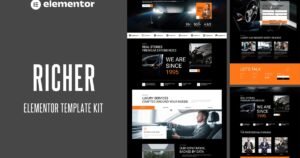 Richer - Luxury Car Elementor Template Kit - Nulled Download - EmpireGPL