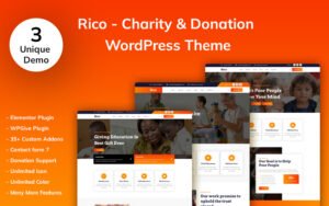 Rico - Charity & Donation WordPress Theme - Nulled Download - EmpireGPL