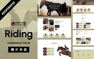 Ride-Life - Horse Riding School, Horse Racing & Equestrian Center WordPress Elementor Theme WordPress Theme - Nulled Download - EmpireGPL