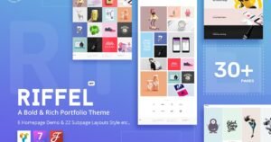 Riffel - A Bold & Rich Portfolio Theme - Nulled Download - EmpireGPL